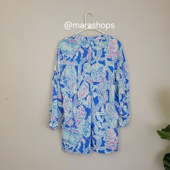 Lilly Pulitzer Sarasota Tunic Bay Blue - Picture 5 of 6